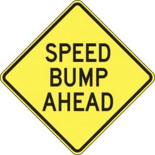 Accuform SURFACE DRIVING CONDITIONS SIGN FRW422HP FRW422HP - main